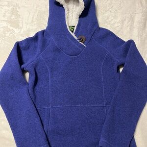 Köppen Purple Women's Cowl Neck Sweater